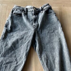 Dark wash Hollister dad jeans